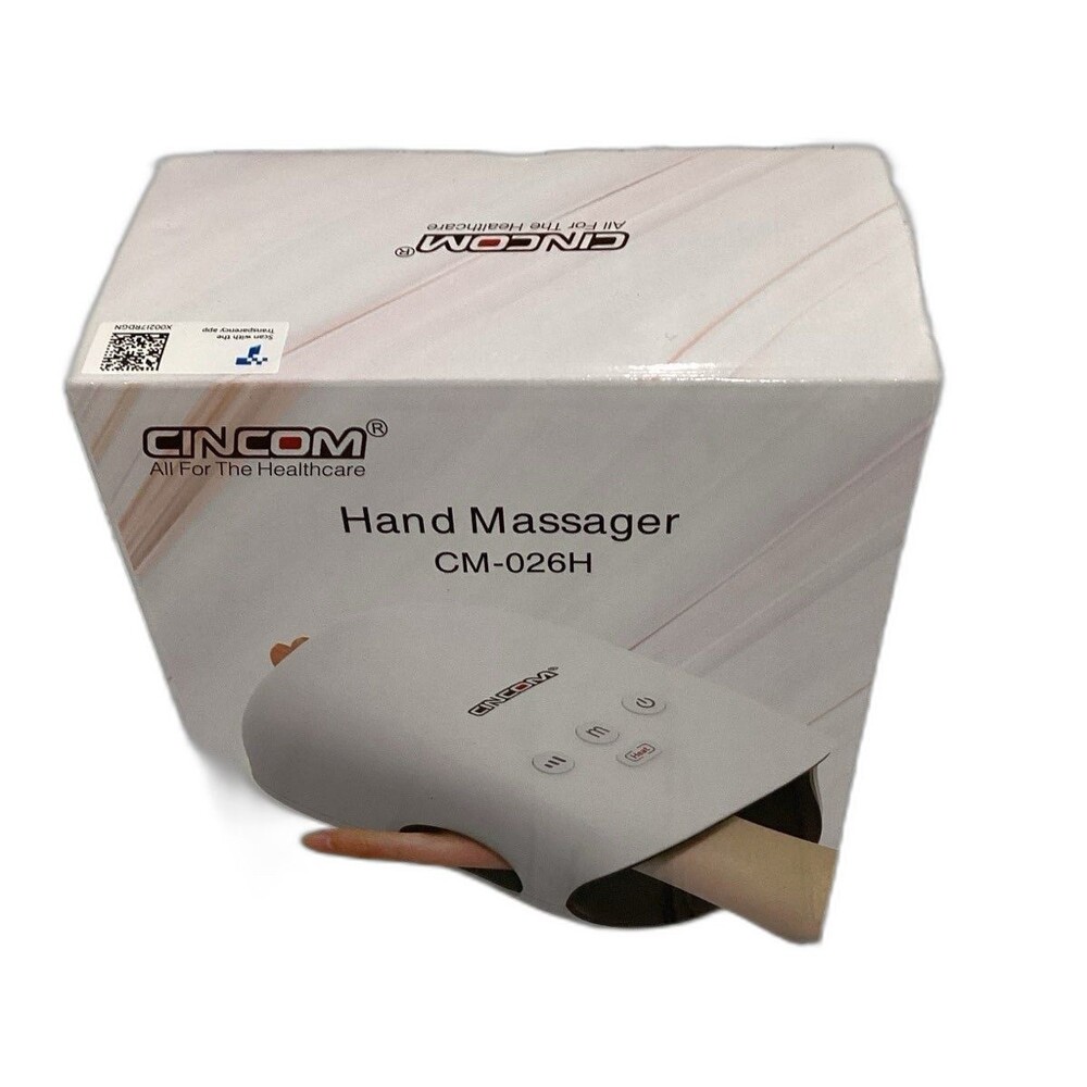 Concom Hand Massager CM-026H Rechargeable Cordless Hand Massager/w Heat NWB